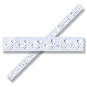 Dollhouse Miniature Ceiling/Wall Molding, 6pc